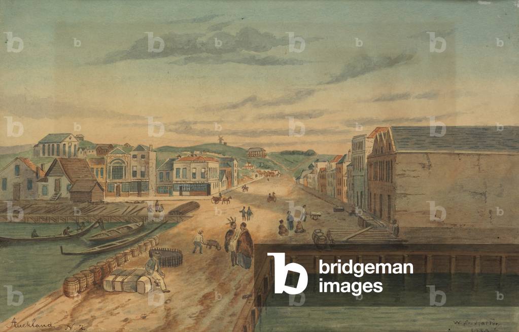 Auckland, 1853 (w/c on paper) 