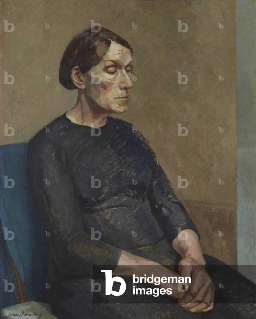 Mrs Carter, 1958 (oil on particle board)