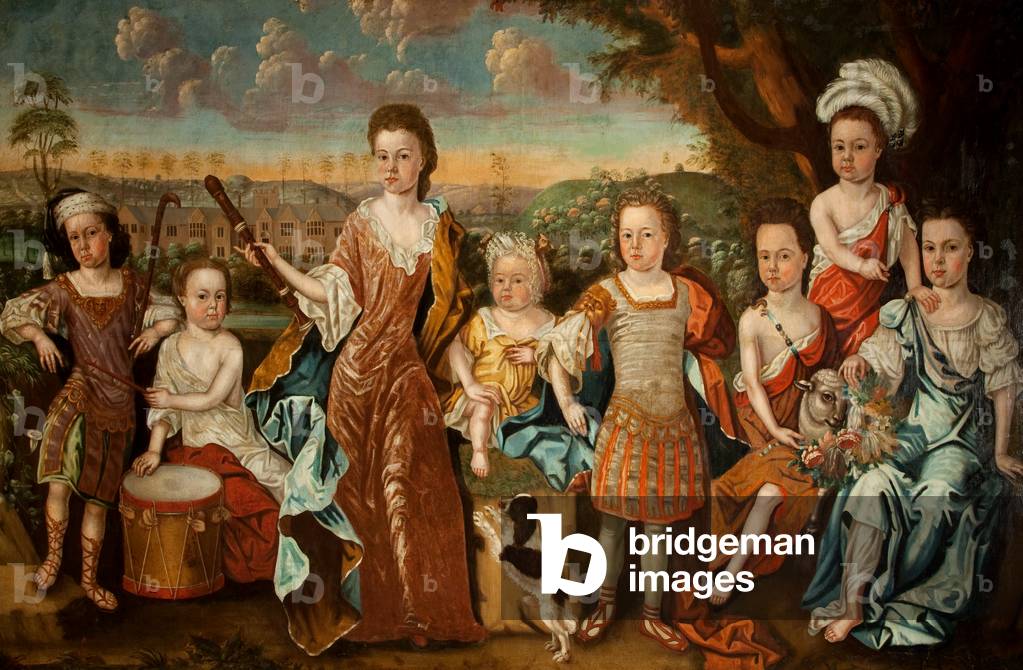 The Strachey Family, c.1710 (oil on canvas)