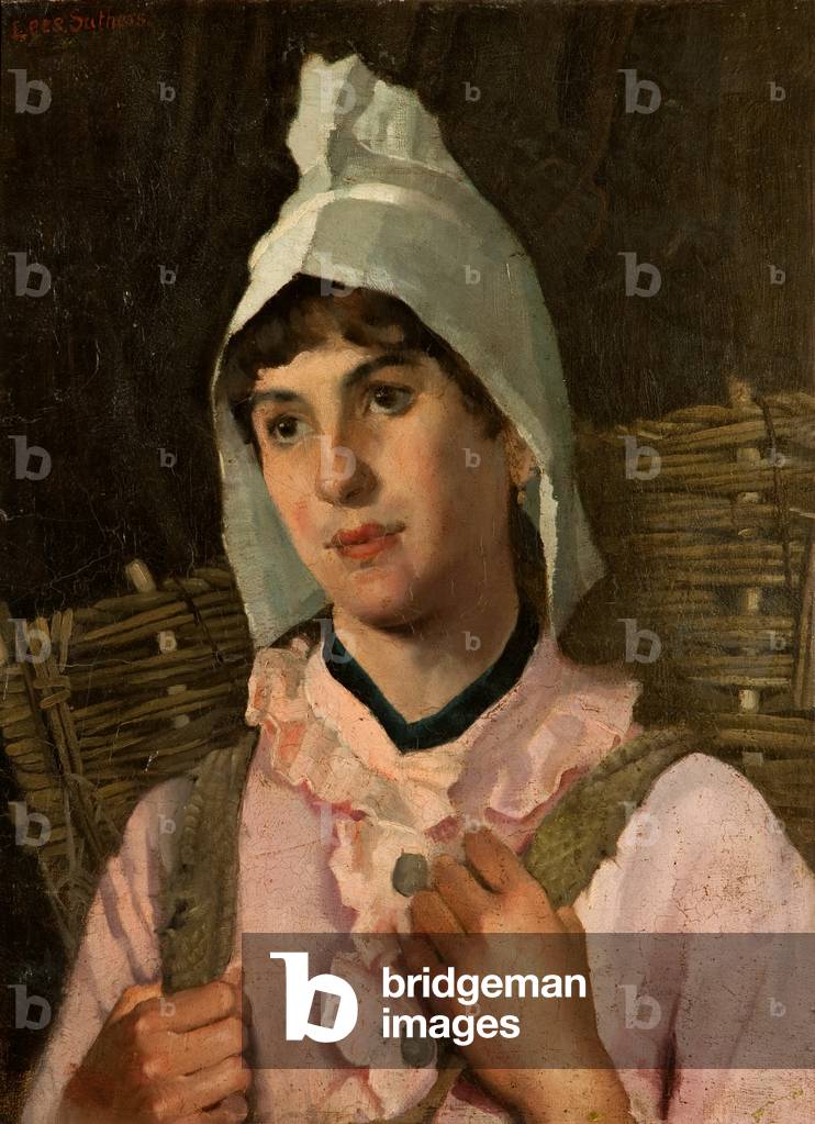Breton Girl (oil on canvas)