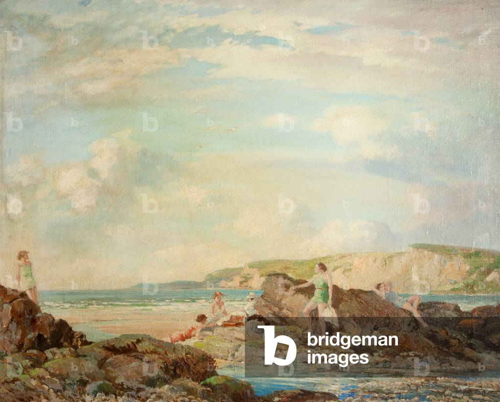 The Seashore (oil on canvas)