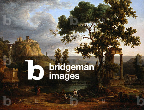 Arcadian Capriccio, 18th-19th century (oil on canvas)