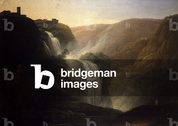 Waterfall at Tivoli (oil on canvas)