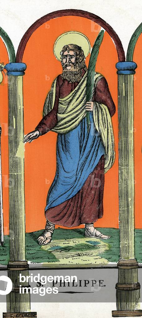 Saint Philip, 19th century (Epinal print)