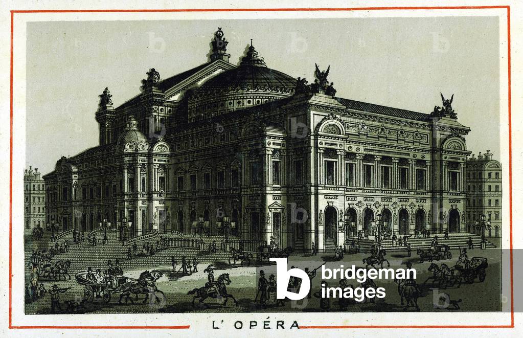 The Opera in Paris in the 19th century.