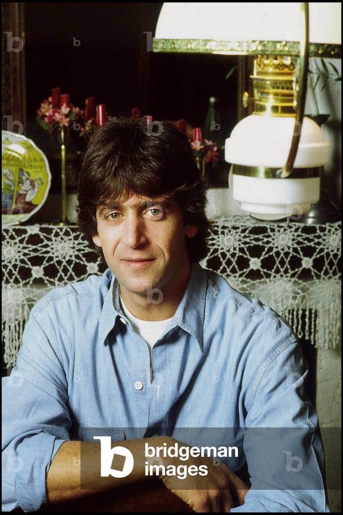 Porträt des französischen Sängers Yves Duteil, um 1988 Photography 