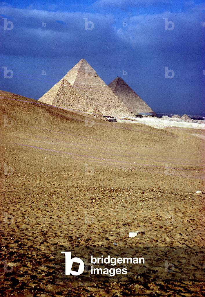 Pyramids of Giza (Gizeh), Egypt.
