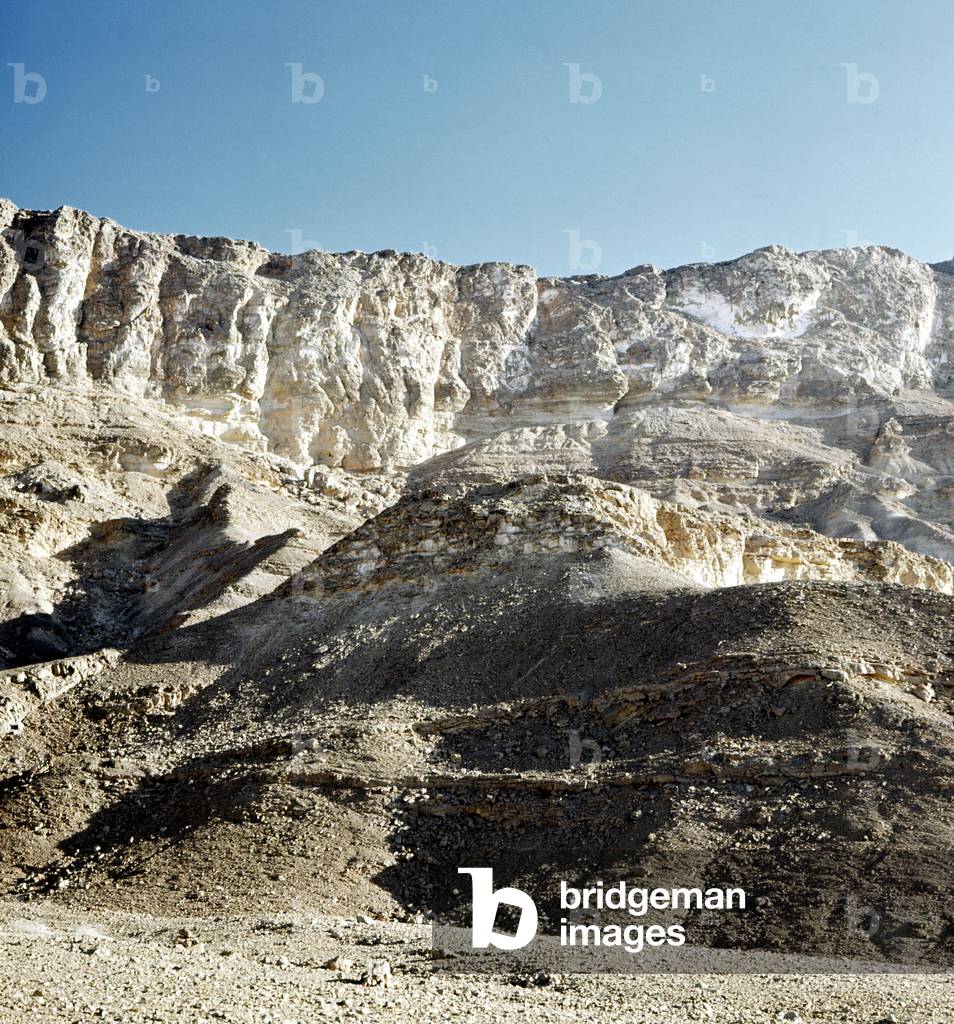 Hills in the western desert of Upper Egypt.