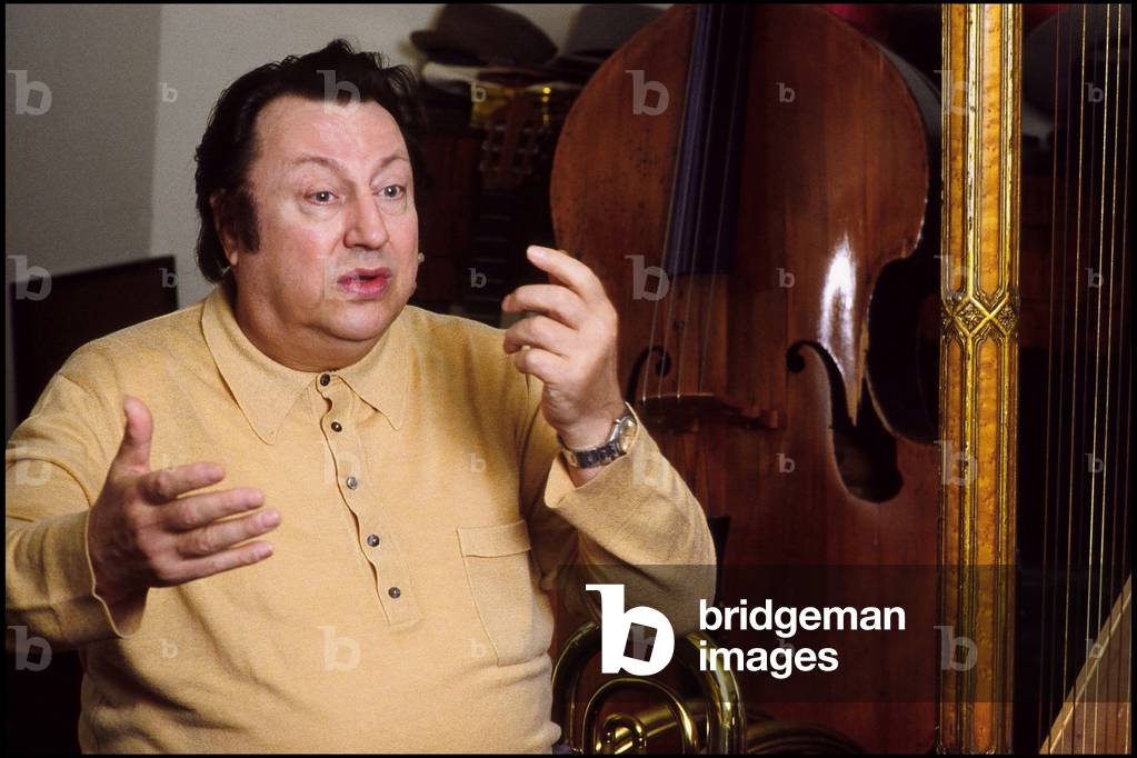 Portrait of the Belgian humourist Raymond Devos, 1984 Photography