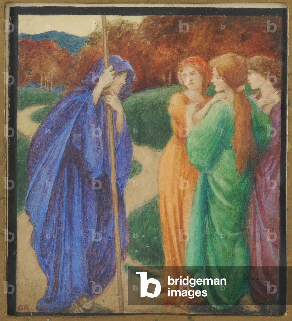 The Pilgrim, c.1920 (w/c on paper)