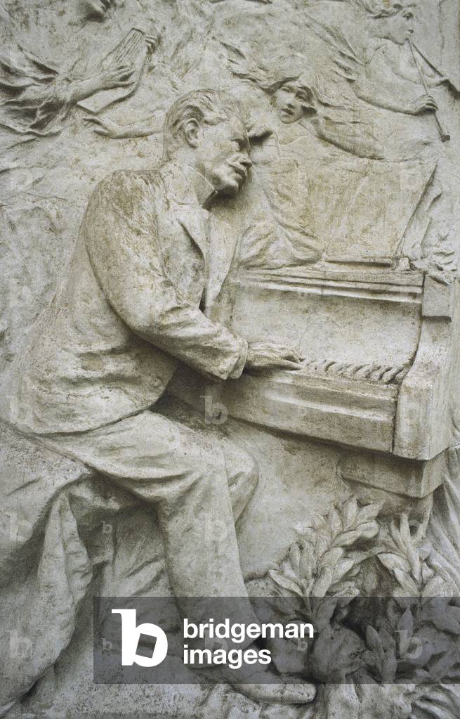 Tomb of Anton Stepanovich Arensky, Tikhvin Cemetery, Alexander Nevsky Monastery, St Petersburg, Russia (photo)
