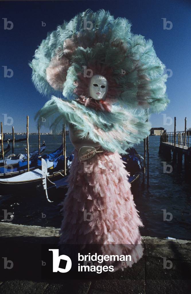 Carnival Figure, Venice, Italy (photo)