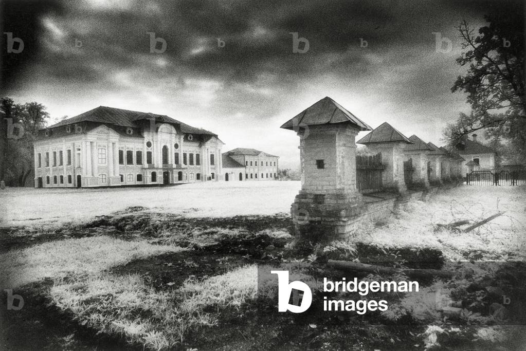 Khmelita Estate, Smolensk District, Russia (b/w photo)