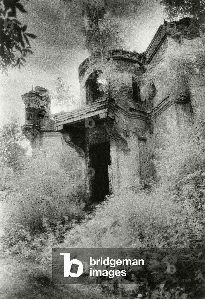 Taraskovo Estate, Kashira, Moscow District, Russia (b/w photo)