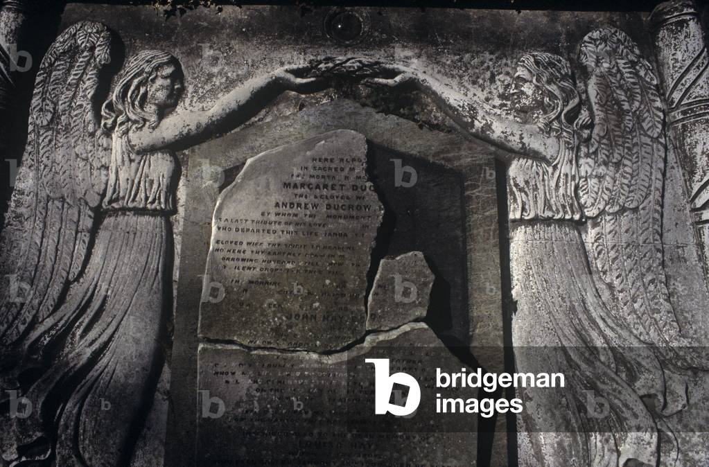 Mausoleum of Andrew Ducrow, Kensal Green Cemetery, London, England (b/w photo)