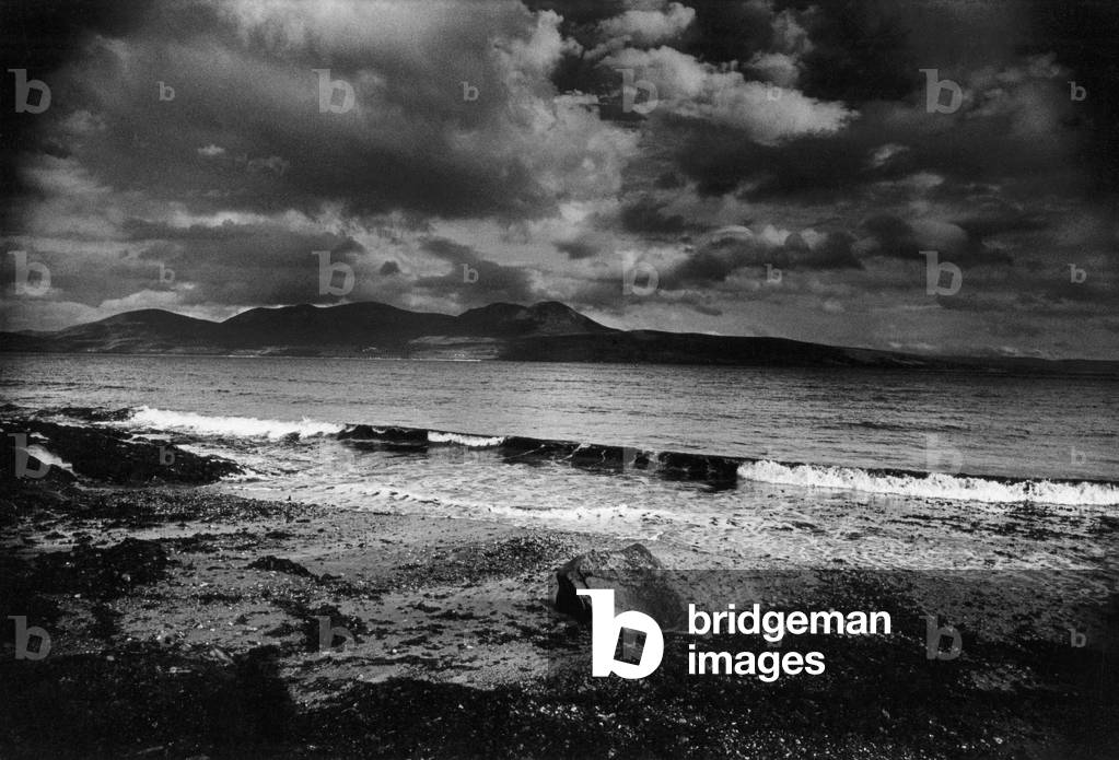 Loch Fynne, Argyll, Scotland (b/w photo)