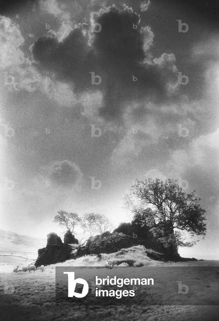 Castello Pendragon, Westmoreland (foto b/n)