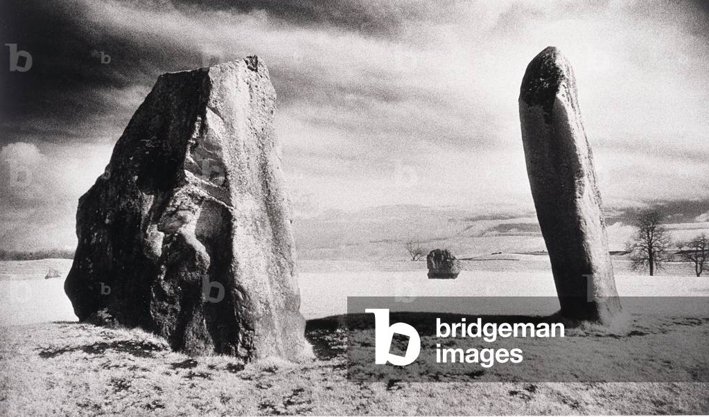 Avebury Stones, Wiltshire (b/w photo)