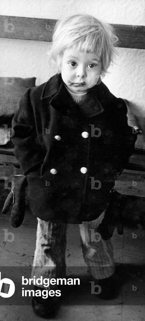 Oscar O'Lochlainn, Chiswick, London, England (b/w photo)