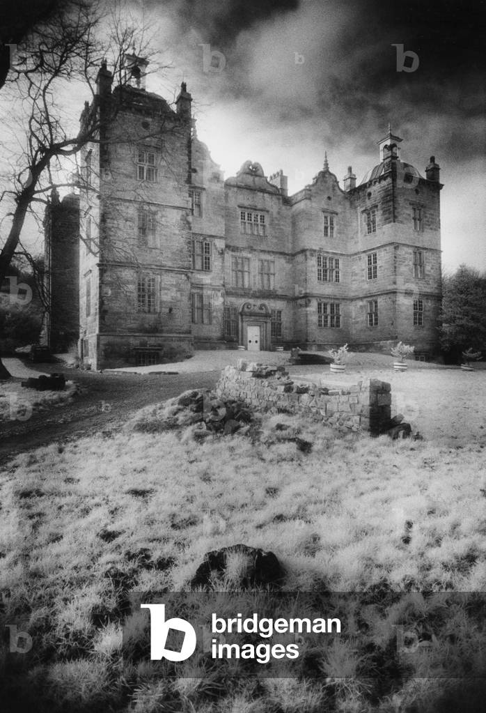 Plas Teg, Clwyd, Wales (b/w photo)