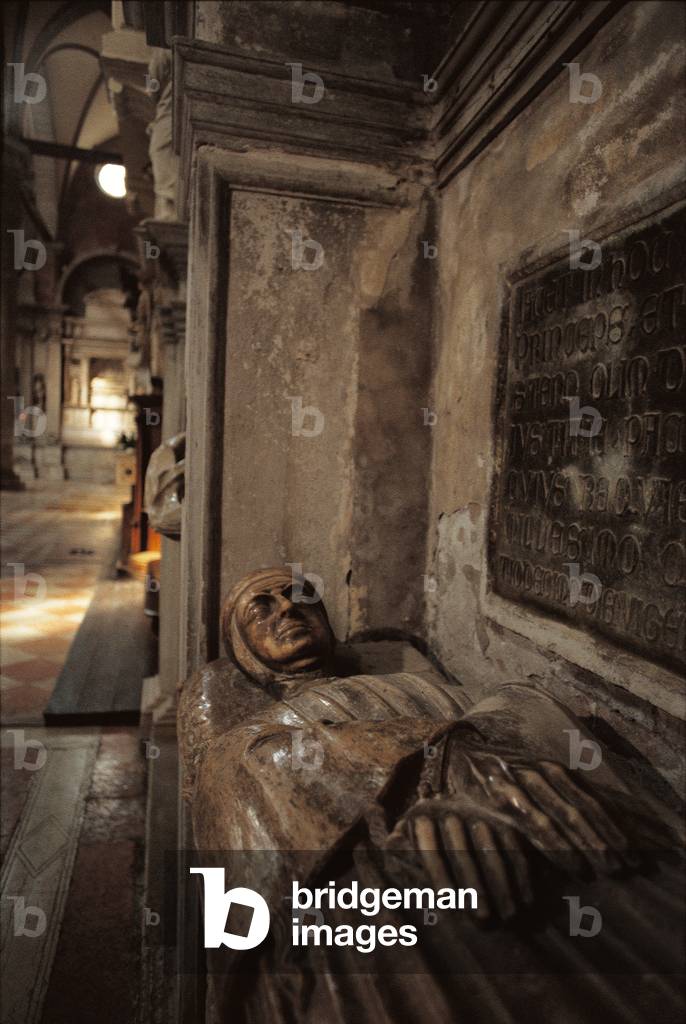 The tomb of the Doge Michelle Steno, the church of S.S. Giovanni e Paolo, Venice, Italy (photo)