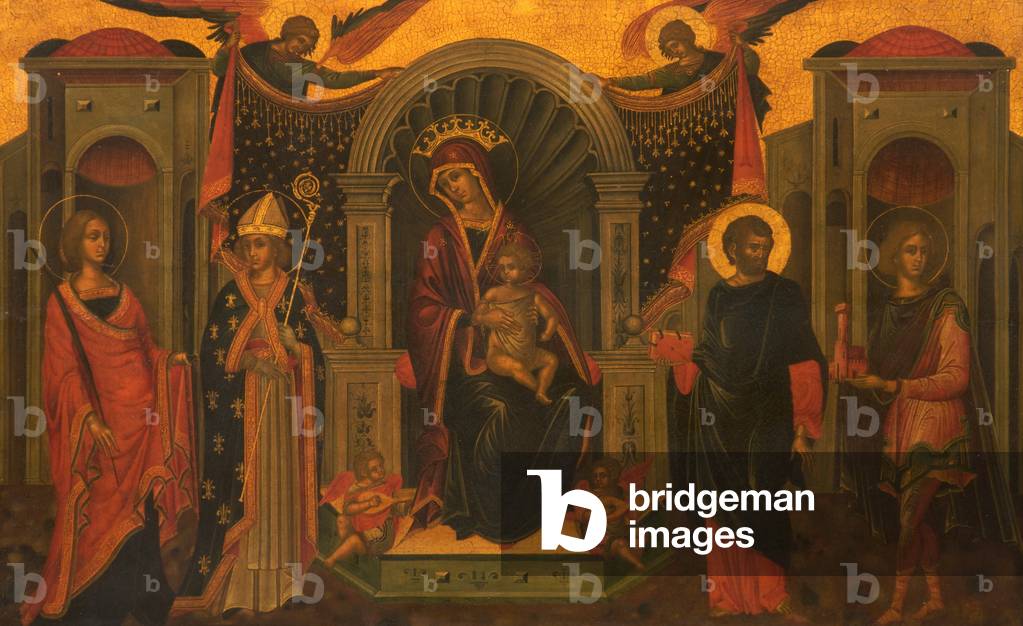 Madonna and Child with Saints, c.1600 (oil on panel)