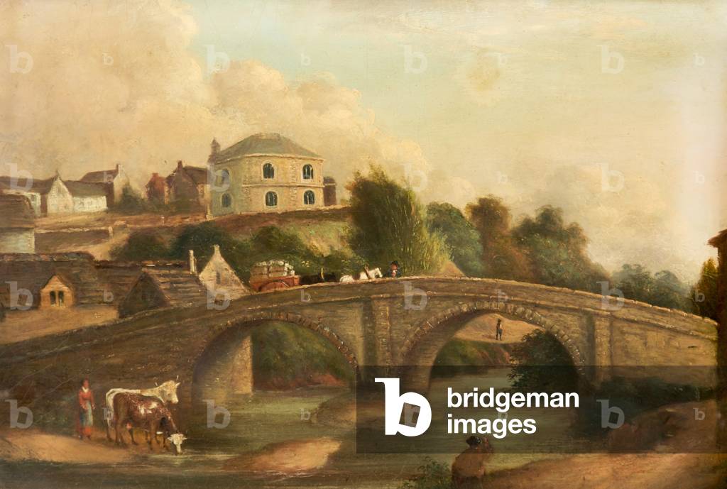 St George's Church, Stalybridge, c.1820-40 (oil on board)