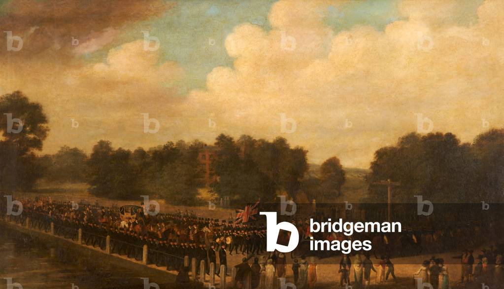 Francis Dukinfield Astley in Procession as High Sheriff, c.1806-7 (oil on canvas)