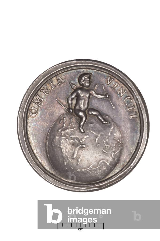 Satirical medal bearing the portrait of Louise Renée de Querouaille, Duchess of Portsmouth, 1673 (silver)