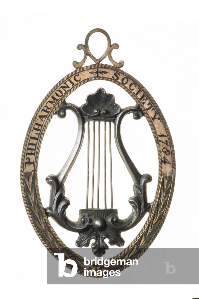 Dublin Philharmonic Society Badge inscribed James Murray, 1784 (metal)