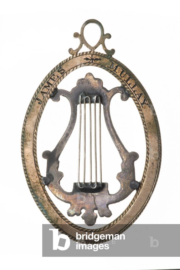 Dublin Philharmonic Society Badge inscribed James Murray, 1784 (metal)