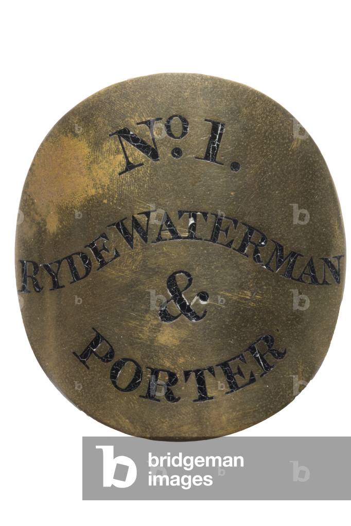 Waterman's arm badge, Ryde, Isle of Wight, c.1840 (bronze)