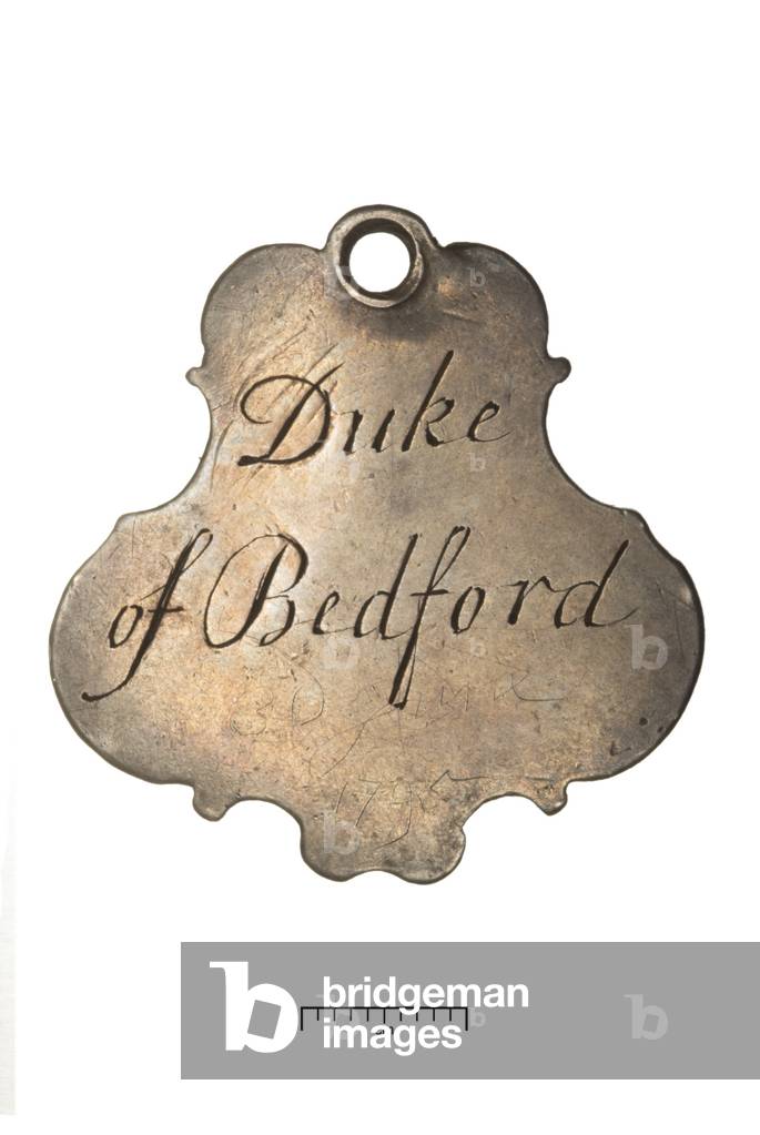 Vauxhall Gardens, Duke of Bedford, silver season ticket, c.1750 (silver)