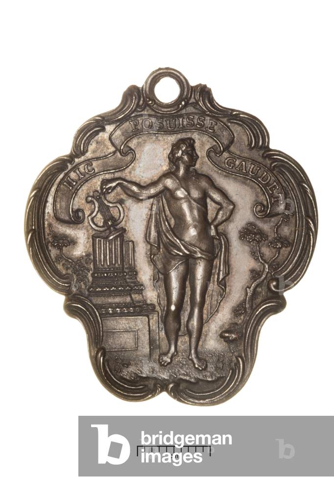 Vauxhall Gardens, bronze pass, c.1750 (bronze)