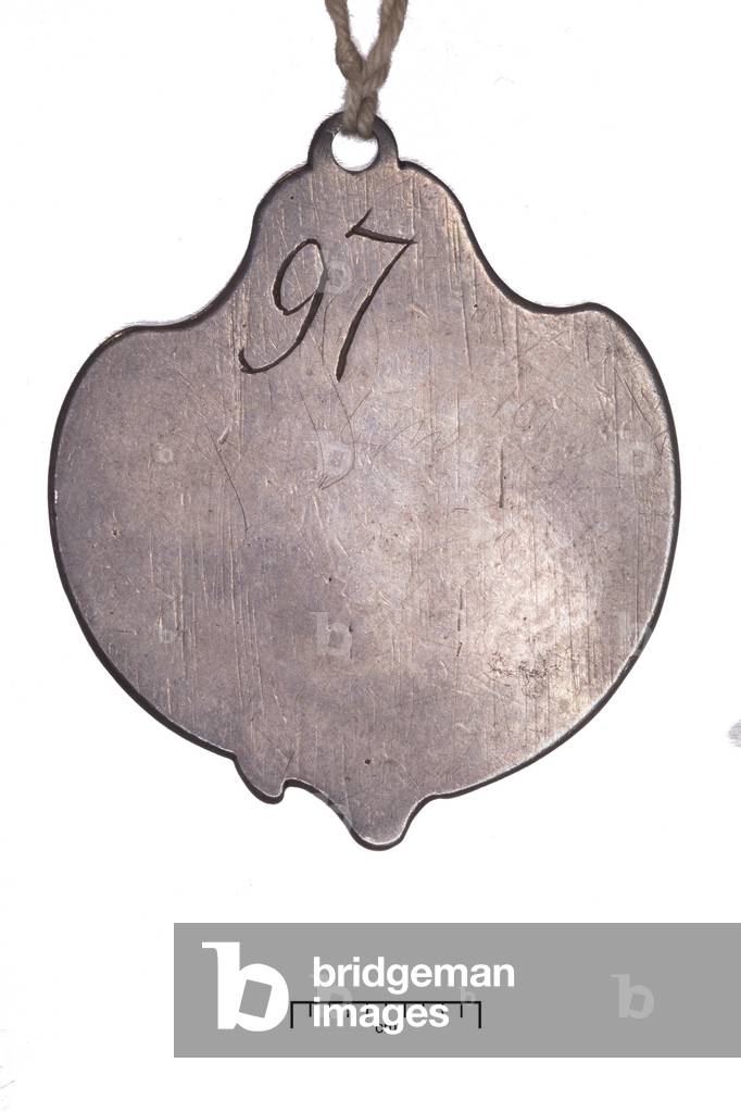 Vauxhall Gardens, silver pass, No. 97, c.1745 (silver)