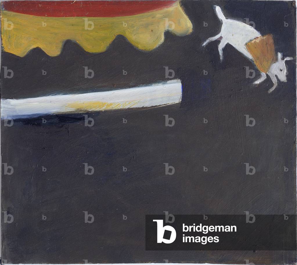 Super Dog, 2010 (oil on board)