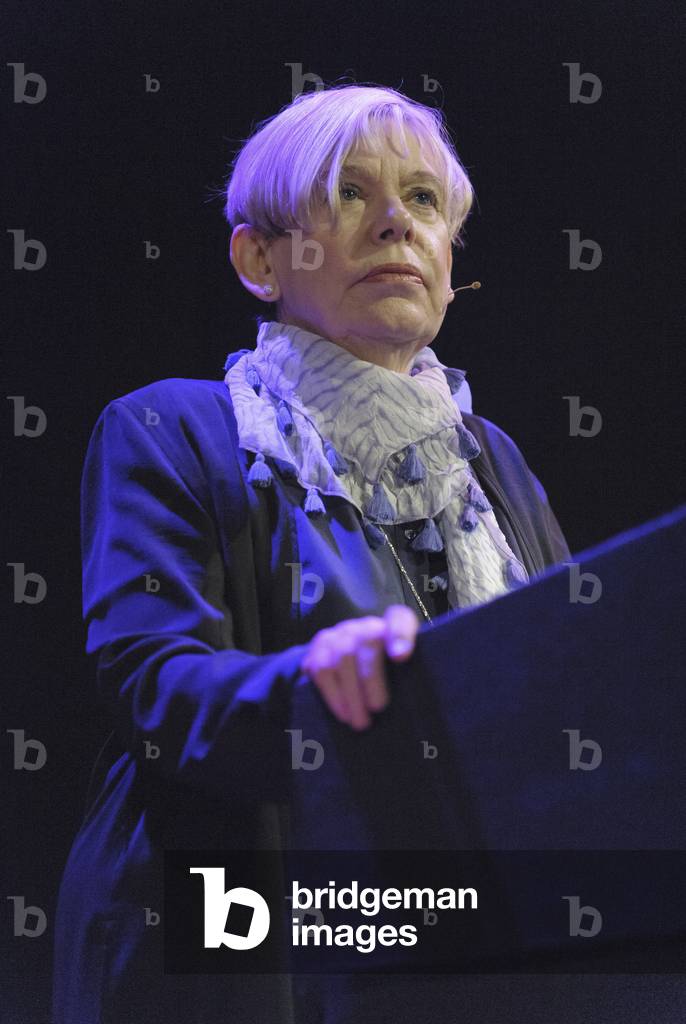 Karen Armstrong at the Cheltenham Literature Festival, October 9, 2014 (photo)