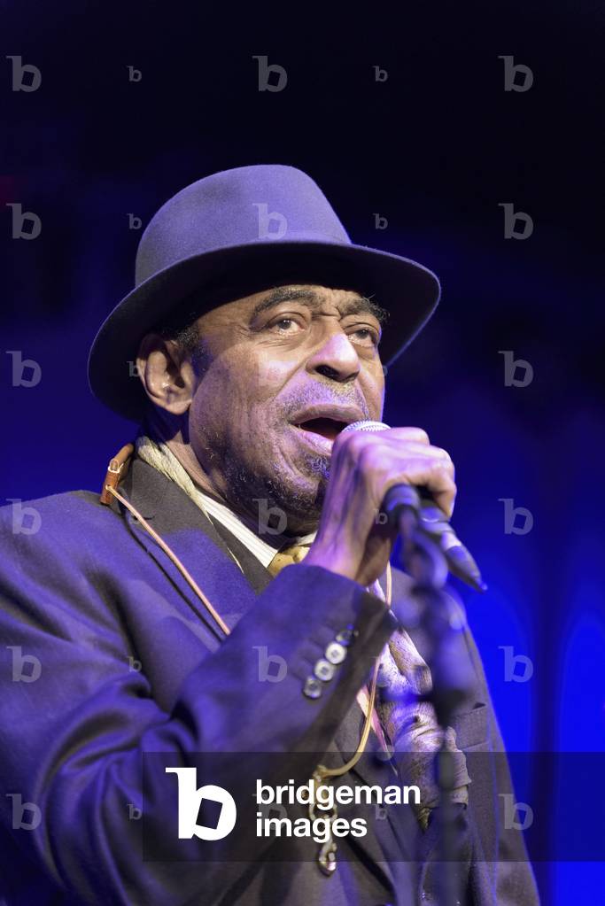 Archie Shepp performing at the Cheltenham Festival, UK (photo)