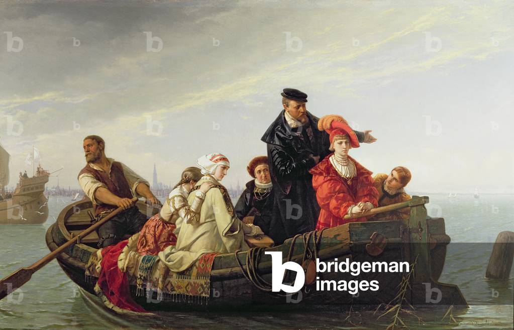 Bild von Gemälde "Spanier verlassen die Niederlande", 1871 von Ferdinand Wilhelm Pauwels