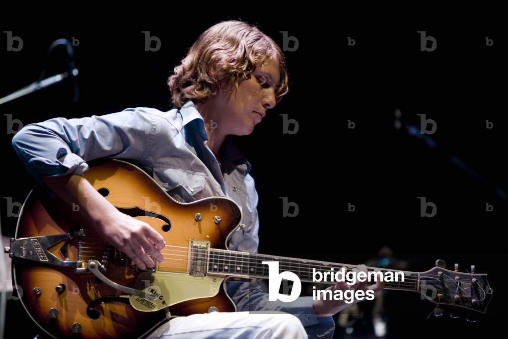 Limousine in concert at La Cite de la Musique, Paris. Maxime Delpierre has the guitar. Photography festival jazz a la villette 2009