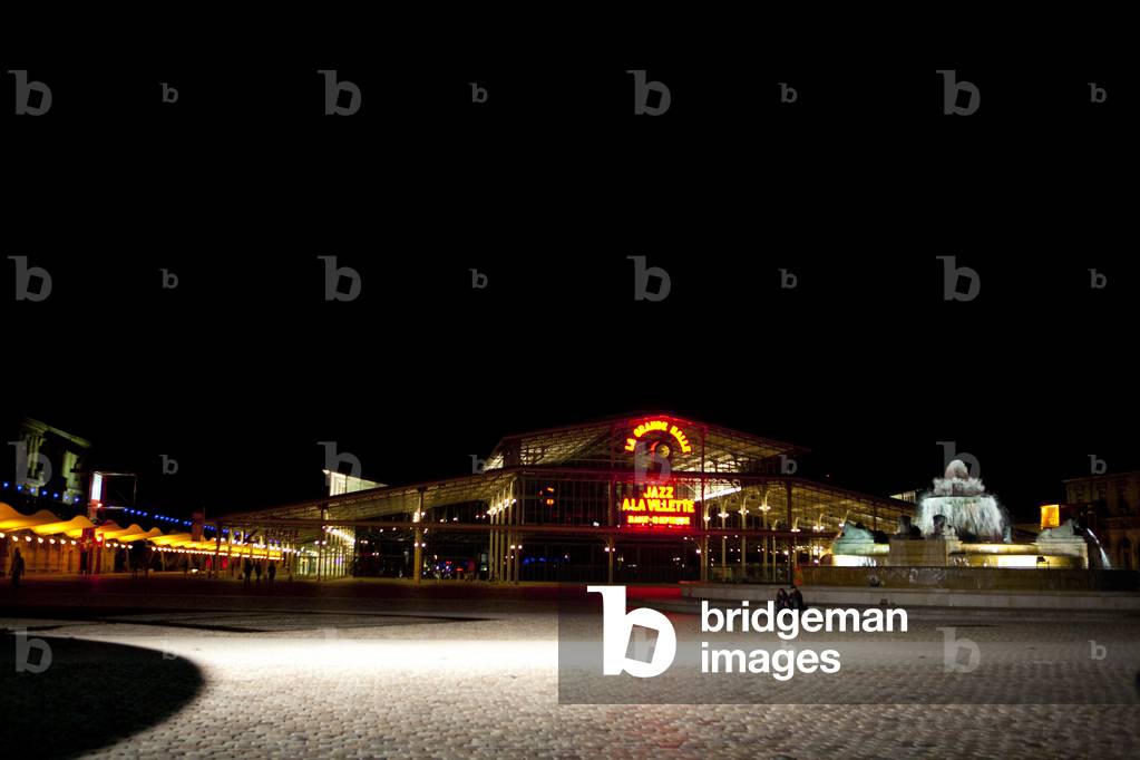 La grande halle de la villette in Paris.
