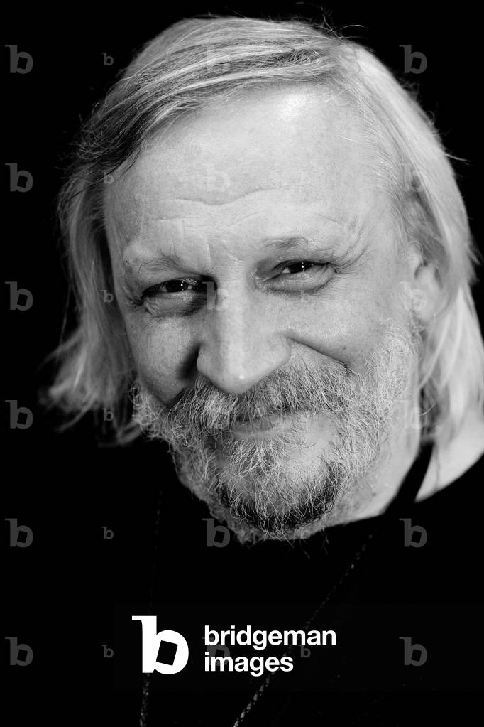 Portrait of the Russian writer Mikhail Mokienko. March 2012