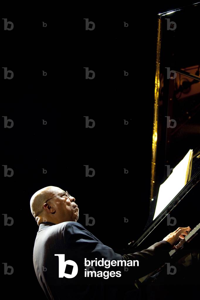 Chucho Valdes, pianist. Grande Halle de la Villette, Paris. Photography festival jazz a la villette 2010