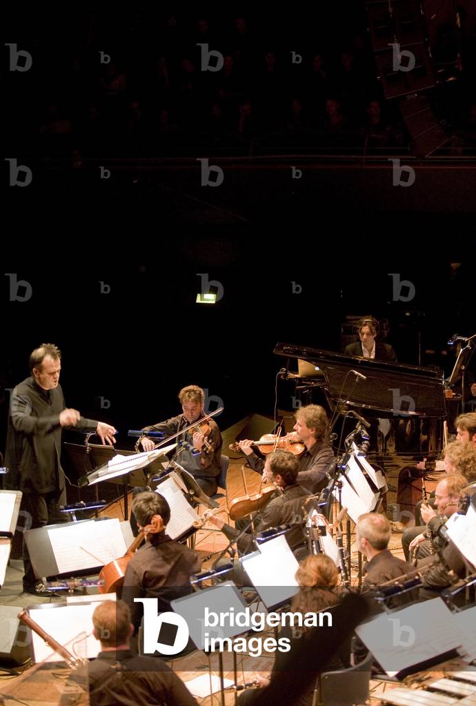 Carl Craig versus the orchestra “” Les Siecles”” directed by Francois Xavier Roth. Photography on 18/10/08, Cite de la musique