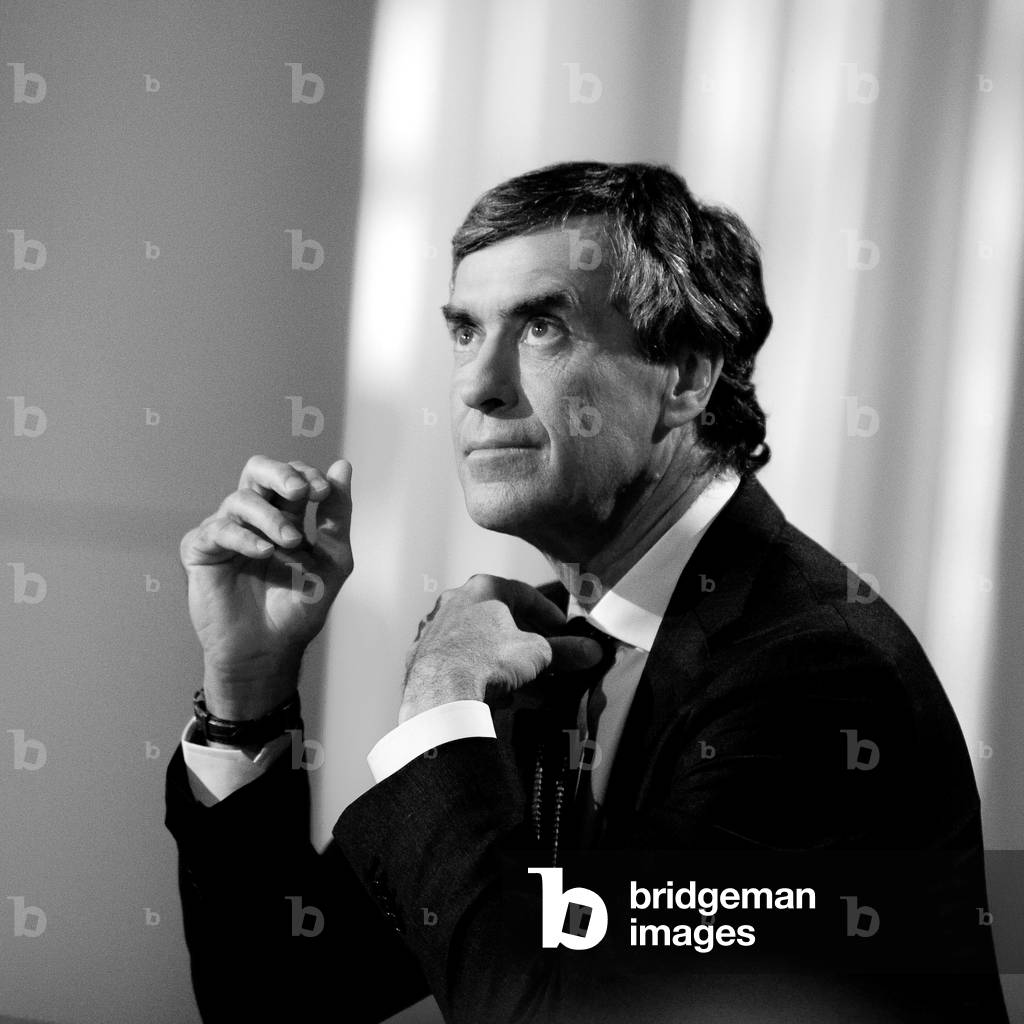 Portrait of Jerome Cahuzac, Minister of Budget, during the show “Themes-de-Campagne” in June 2012 - LCP/Tilder/Institut-Montaigne