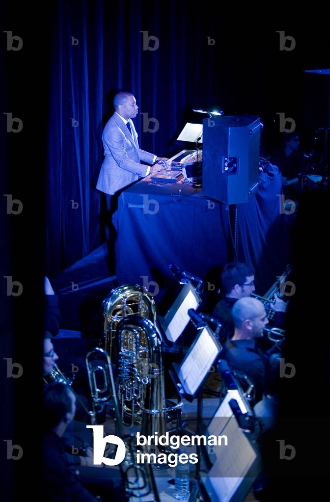 Carl Craig versus the orchestra “” Les Siecles”” directed by Francois Xavier Roth. Photography on 18/10/08, Cite de la musique