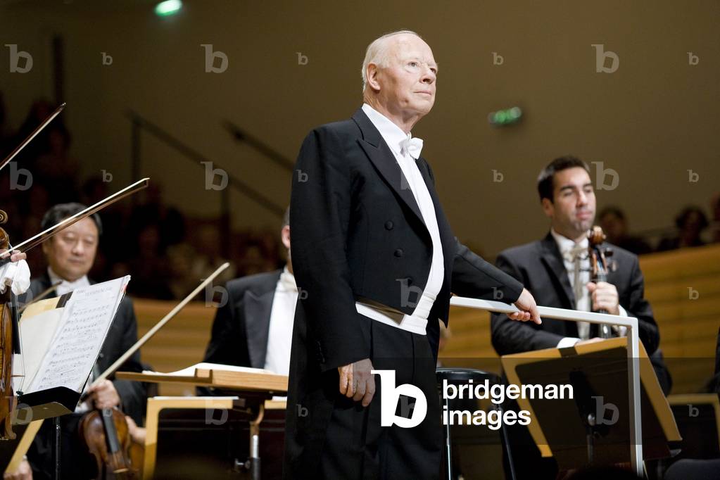 Chicago Symphony Orchestra directed by Bernard Haitink at Salle Pleyel, Paris. Photography September 2009