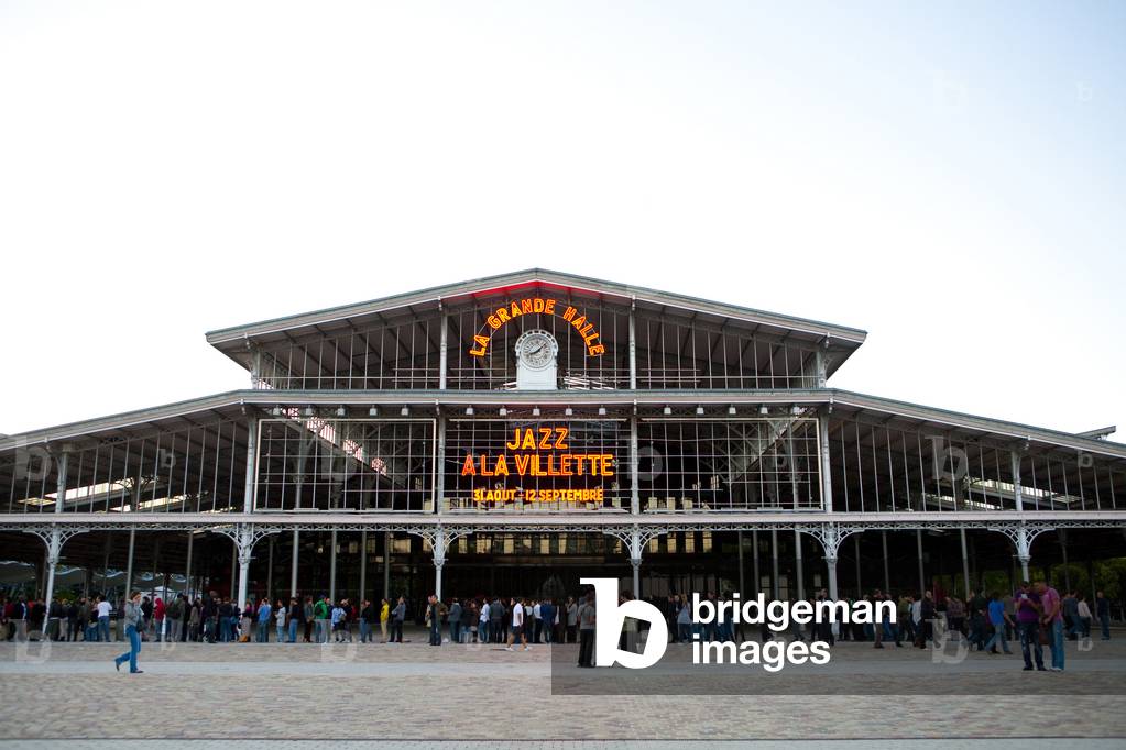 La grande halle de la villette in Paris.