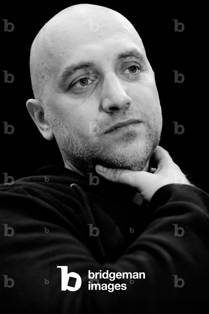 Portrait of Zakhar Prilepine (Yevgenii Nikolaevich Prilepin) (aka Zahar Prilepin) (journalist, politician) March 2012.