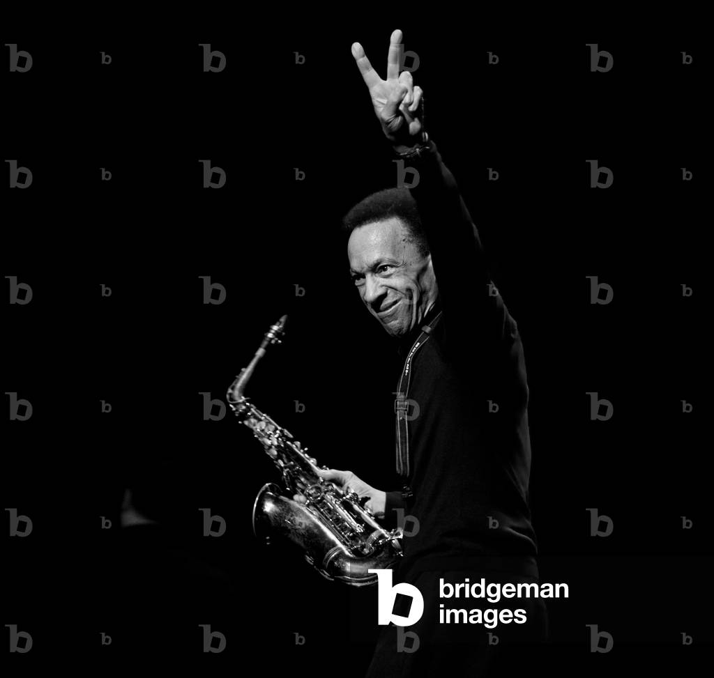 Bunky Green on the saxophone, Grande Halle de la Villette in Paris. Photography festival jazz a la villette 2009